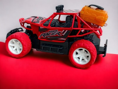 The Flyer's Bay Monster Truck Speed Jeep Truck Hummer Car With Water Mist Smoke Effect Smoke Car(Red)