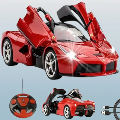 Amaflip Big Size Rechargeable Racing with Remote Control Sports with Openable Doors High(FK2)