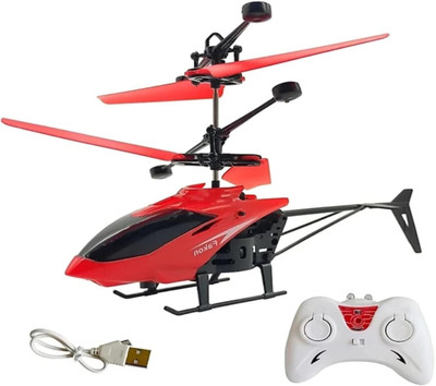 august New Remote Control Toy Charging Helicopter Toys with 3D Light Toys(Multicolor)
