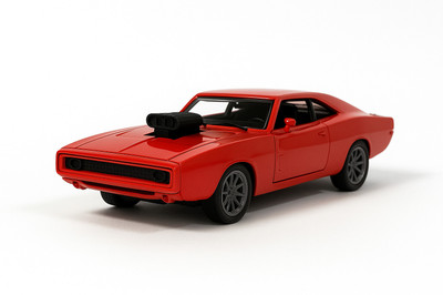 Brightway toys Fast & Furious Dodge Charger Diecast Car Model – Pull Back Action(Red)