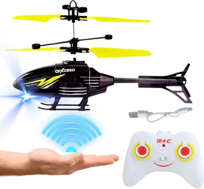 JOYWHIZ RC Helicopter with Hand Gravity Sensor, Flying Remote Control Helicopter Toy(Multicolor)