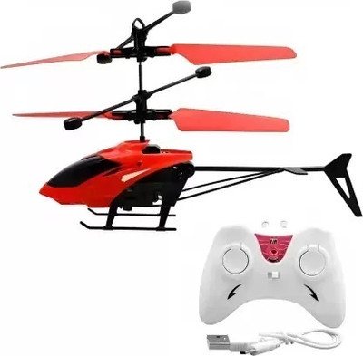 JOYWHIZ Flying Helicopter with Hand Gravity Sensor, Remote Control Helicopter Toy(Red)