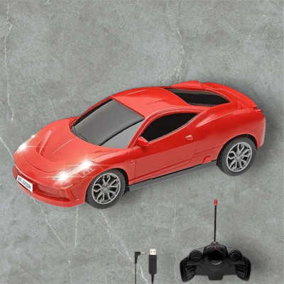 AS TRADERS Famous Car Rechargeable Remote Control Toy R8(Red)