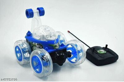Just97 Rechargeable Remote Control Twisting Stunt Car with 360 Degrees Rotation N29(multiclour)