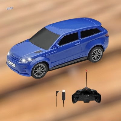AS TRADERS 3D Famous Car Rechargeable Remote Control Toy B5(Blue)
