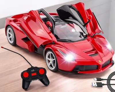 Kid Kraze Rechargeable Farrari Style Remote Control Car With Opening Doors_RAC-B15(Red)