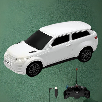AS TRADERS 3D Famous Car Rechargeable Remote Control Toy W32(White)
