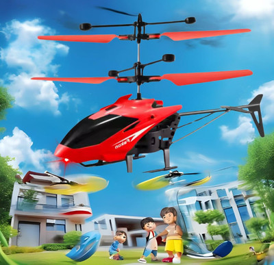 APJ enterprise Hand Sensor Remote Control RC Helicopter Toy for Kids Multicolor(Multicolor)