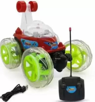 Mahi Zone Ben 10 Rechargeable Stunt Car1 360 Degree Rotating Remote Control(Multicolor)