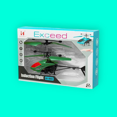 Kid Kraze Hand Control Helicopter with USB Chargeable Cable Pack of 1 Without Remote_a18(Multicolor)