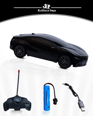 Xcillince Toys Toys Remote Control Super High Speed Racing Car(Blackk)