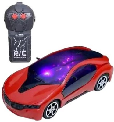 HK Toys Wireless Remote Control Fast Modern Car with 3D Light(Multicolor)