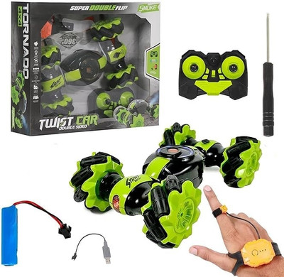 SHAILRON High-Speed RC Stunt Car, Finger Gesture Control , 2.4GHz Remote Control(Multicolor, Color May Vary)