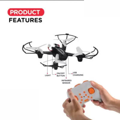 Just97 Drone with Remote Control Toy for Kids- (Without Camera) DRB18(Black)