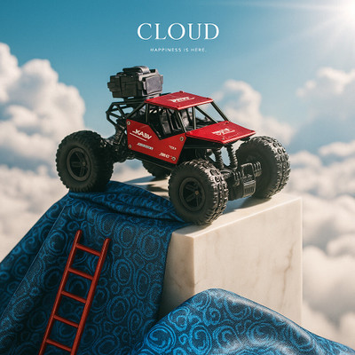 Funvite Rock Crawler RC Car with Adventure Buggy Rechargeable All-Terrain 4x4 Toy(Multicolor)