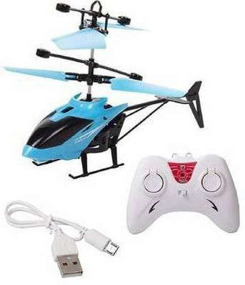 Tenmar Hand Induction Sensor Control Flying Helicopter Toy with Infrared Sensor(Multicolor)
