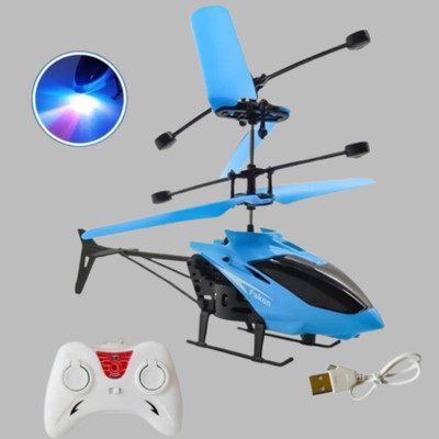 Jawanjal Remote Control Toy Charging Helicopter with 3D Light Toys 90(Multicolor)