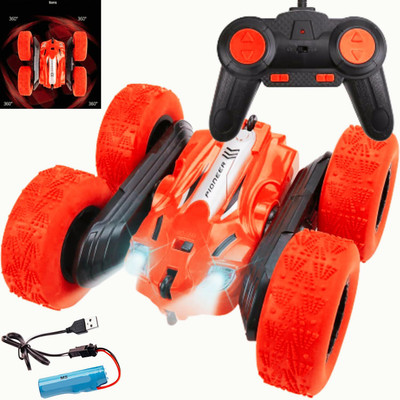 Pepstter Remote Control Stunt Racing Car, high Performance Stunt car, 360-Degree Age 4+(Red)