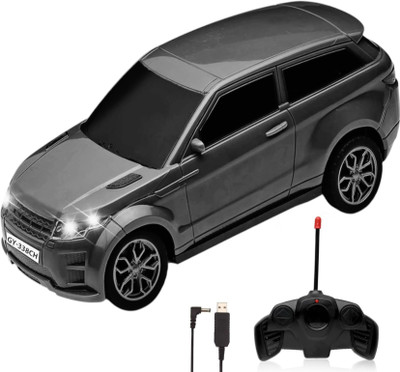 KAVANA Famous Car Remote Control 3D with LED Lights, Chargeable 82(Multicolor)