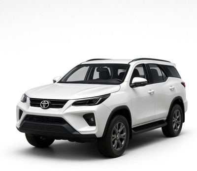 Brightway toys Scale 1:36 Alloy Fortuner Car Die-cast Metal Toy Pull Back and Light & Music(White)