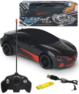 Toodles Presents-Rechargeable Remote control Racing RC Car For Kids.(Black)