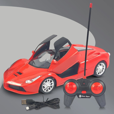 Kid Kraze Style Remote Control Car With Opening Doors_RC10(Red)