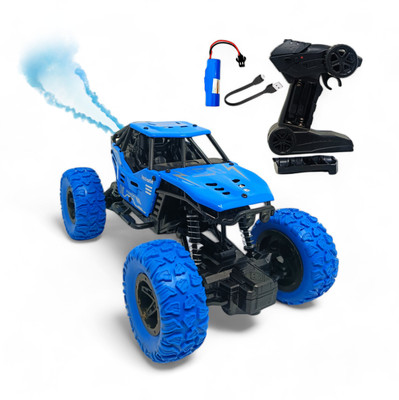 ZODZE Metal Body Rechargeable Remote Control Rock Crawler Car for kids_C19(Blue)