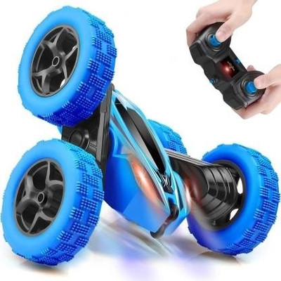 Craveon Remote Control Stunt Racing Car RC Cars 2.4GHz Fast Stunt 4WD Double Sided 360°(Multicolor)