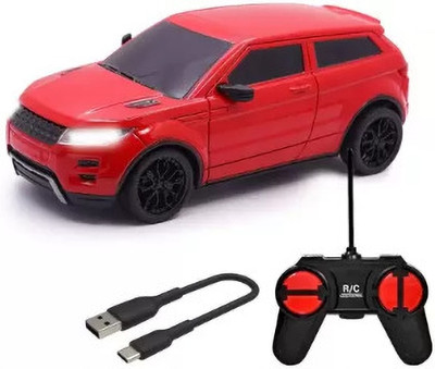 Tenmar Mini 1:24 Scale Rechargeable Remote Control car with Battery (RED0)(Red)