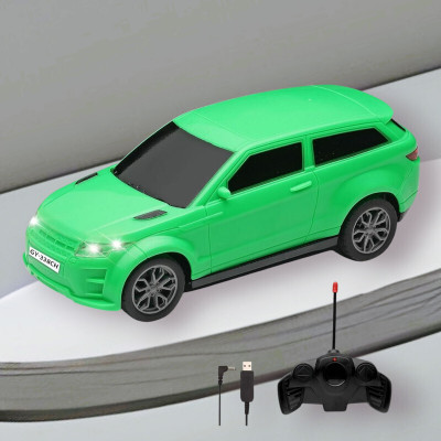 TOYACHI 3D Famous Car Rechargeable Remote Control Toy G5(Green)