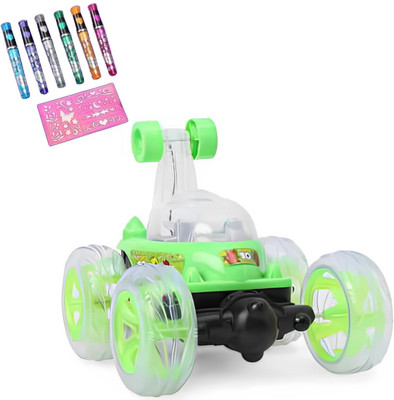 Premio Coppex Kids Benten RC Car+FREE 6-Piece Temporary Tattoo Pen(Multicolor)