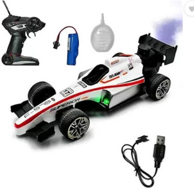 Tenmar WIRELESS HIGH SPEED RACING FORMULA-1 CAR-REMOTE CONTROL VEHICLES(White)