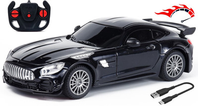 frendo High Speed 1:24 Rechargeable C type charging Mini Remote Control Racing Car AMG(Black, Silver)