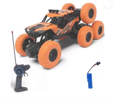 HornFlow Rock Crawler (IND*49) 4WD Climbing Remote Control Car For Kids Orange(Orange)