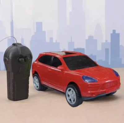 Rose Petals High Speed Mini 1:18 Scale Simulation Remote Control Car AA Battery Operated(Red)