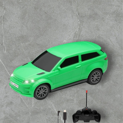 AS TRADERS 3D Famous Car Rechargeable Remote Control Toy G15(Green)