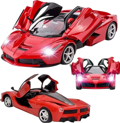 KAVANA Car Remote Control 3D with LED Lights, Chargeable(Red)