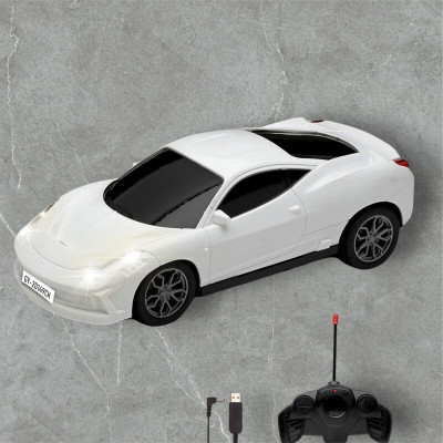 TOYACHI Famous Car Rechargeable Remote Control Toy W32(White)