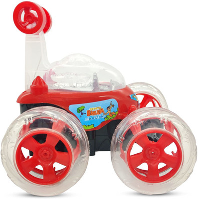 JOYWHIZ Rechargeable Stunt Car Big Size 360 Degree Rotating Remote Control_B-31(Red)
