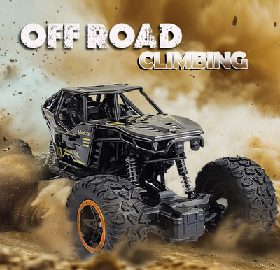 APJ enterprise Remote Control Car For Kids Rock Crawler Climbing Rc Rechargeable Toy for Kids(Black)