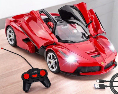 SNM97 Rechargeable Farrari Style Remote Control Car With Opening Doors_RAC-B85(Red)