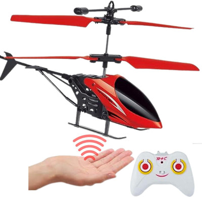 JOYWHIZ Flying Helicopter with Remote Control Remote Helicopter Toy for Kids(Red)