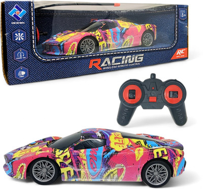 FANSEEKART Super Fast Drift Racing Designer Remote Control Car, Headlight and Taillight_46(Multicolor)