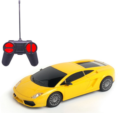 frendo High Speed 1:24 Scale Rechargeable Remote Car for Kids(Yellow)