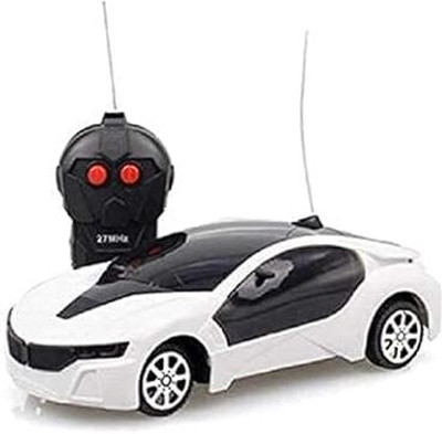 HouseOfCommon 2 Function 3D Light & Fast Speed Mini Remote Control Racing car for Kids(White)