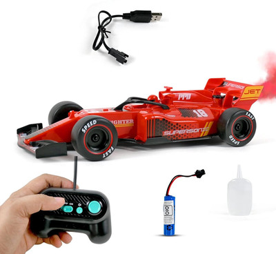 VikriDa High Speed Remote Control Speed Racing Car - RColor - 5 Channel Rechargeable Car(Red)
