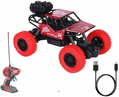 RG TRADERS Off Roading Rock Master with Smoke/Mist Function 42(Red)