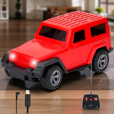 SNM97 Remote control Thar Rechargable RC Toys For Kids With Music_J02(Red)