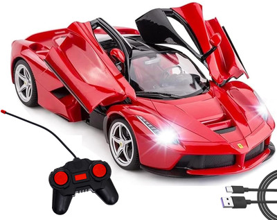 SNM97 Rechargeable Farrari Style Remote Control Car With Opening Doors_RAC-12(Red)