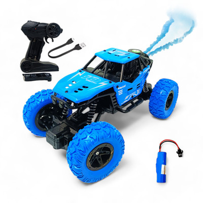 FANSEEKART Metal Body Rechargeable Remote Control Rock Crawler Car for kids_C30(Blue)